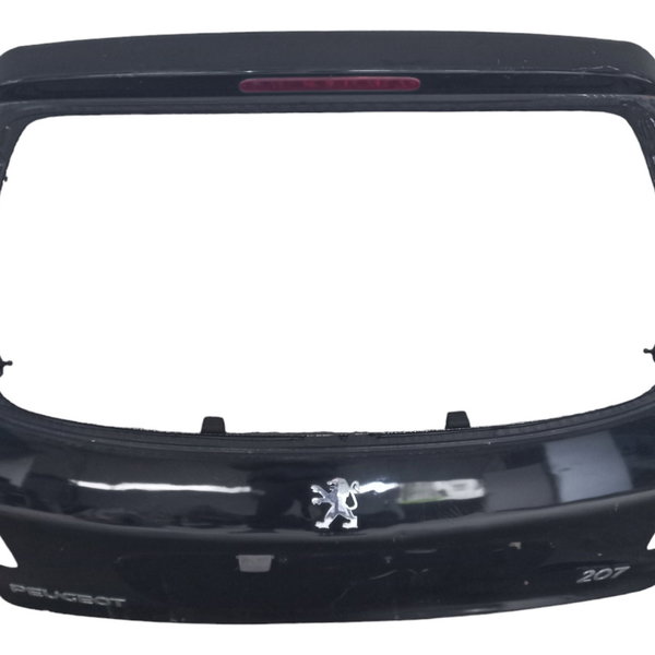 Tampa Traseira Porta Malas Peugeot 207 Preto