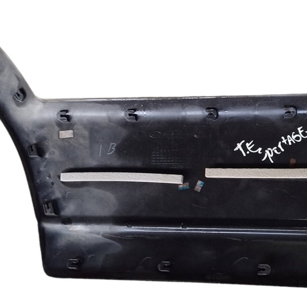 Borrachão Friso Porta Traseiro Esquerdo Kia Sportage 2010 Prata