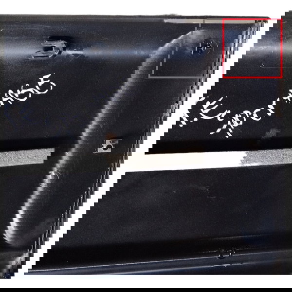 Borrachão Friso Porta Traseiro Esquerdo Kia Sportage 2010 Prata