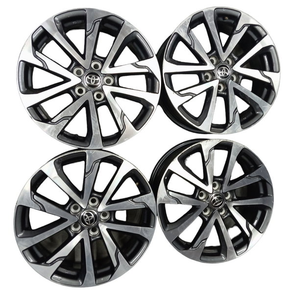 Jogo Roda Aro 18 Toyota Corolla Cross 2020 2021 2022 2023 24 Preto