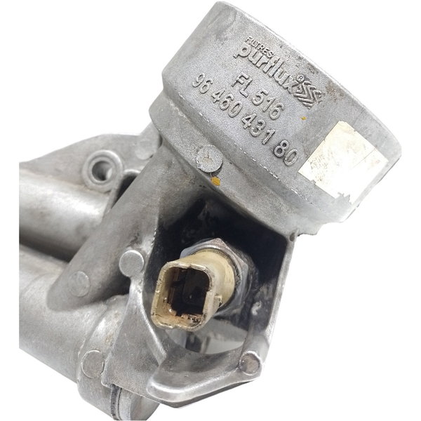 Suporte Filtro Oleo Motor Peugeot 207 1.4 8v Prata
