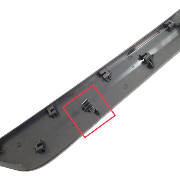 Friso Lateral Porta Traseira Esquerda Gm Onix 2017 Preto