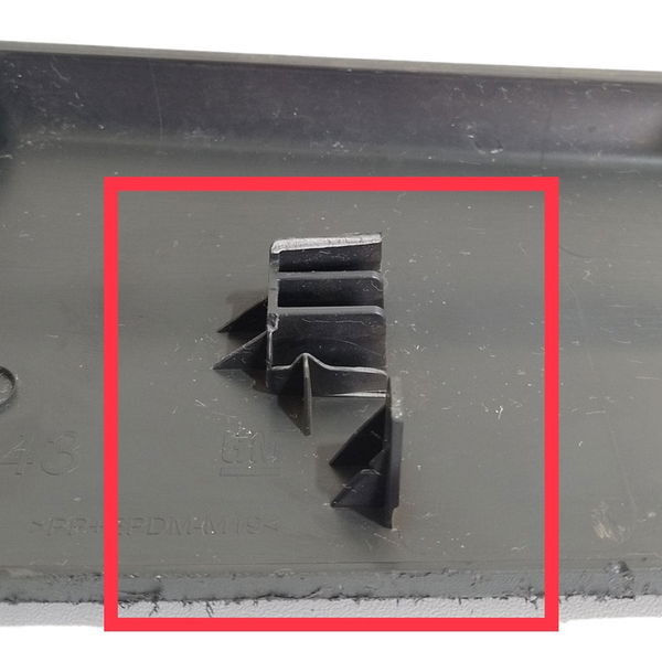 Friso Lateral Porta Traseira Esquerda Gm Onix 2017 Preto