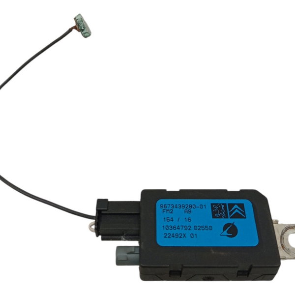 Modulo Amplificador Sinal Antena Peugeot 208 2008 2016 17 18 Preto