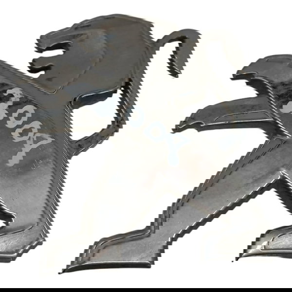 Emblema Capô Peugeot 2008 1.6 2016 2017 2018 2019 2020 Prateado