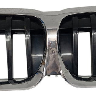 Grade Dianteira Bmw 320i 330i G20 2020 2021 2022 2023 Preto . Prata Brilhante
