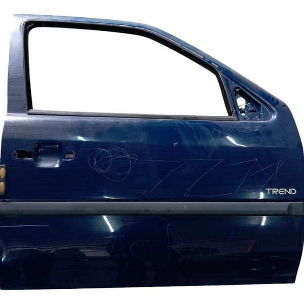 Porta Dianteira Direita Volkswagen Gol G4  2008 2009 2010 11 Dianteira Direito Azul