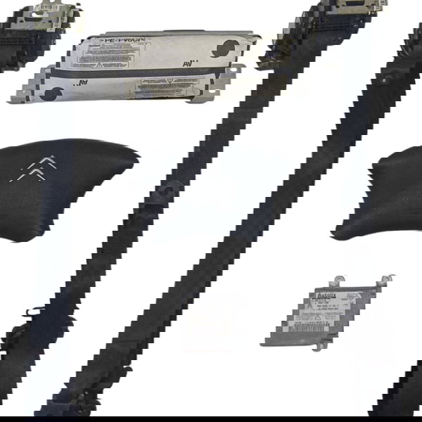 Kit Airbag Citroen Xsara Picasso 1.6 16v 2007 2008 2009 2010 Bege