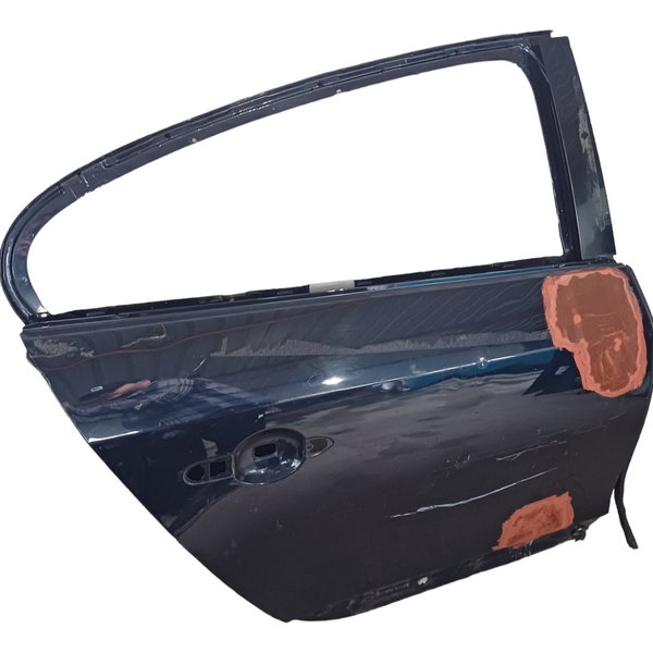 Porta Traseira Direita Renault Fluence 2011 Detalhes Traseira Direiro Azul