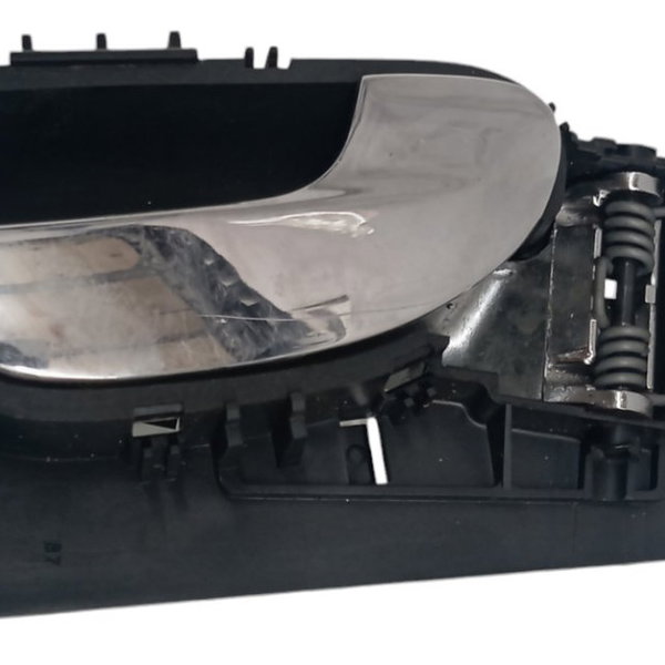 Maçaneta Interna Dianteira Direita Peugeot 307 Sw 2005 06 Preto Dianteira