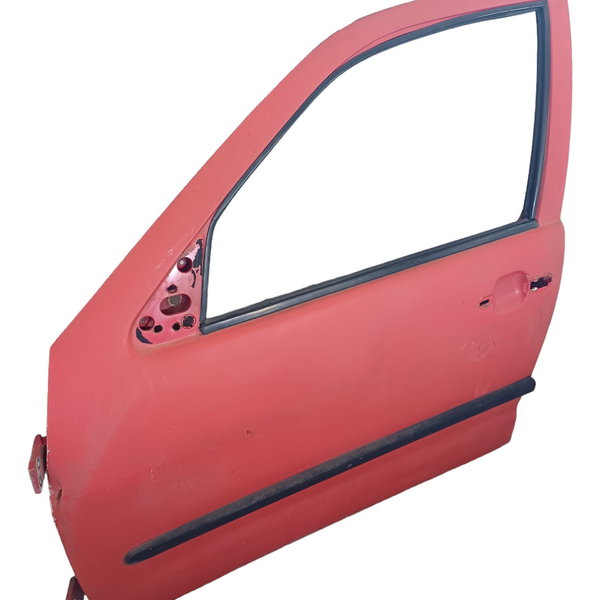 Porta Dianteira Esquerda Volkswagen Polo Van 1998 Detalhes  Dianteira Esquerdo Vermelha