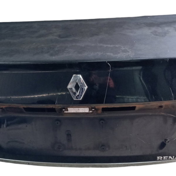 Tampa Traseira Porta Malas Renault Fluence 2013 14 Detalhe Preto