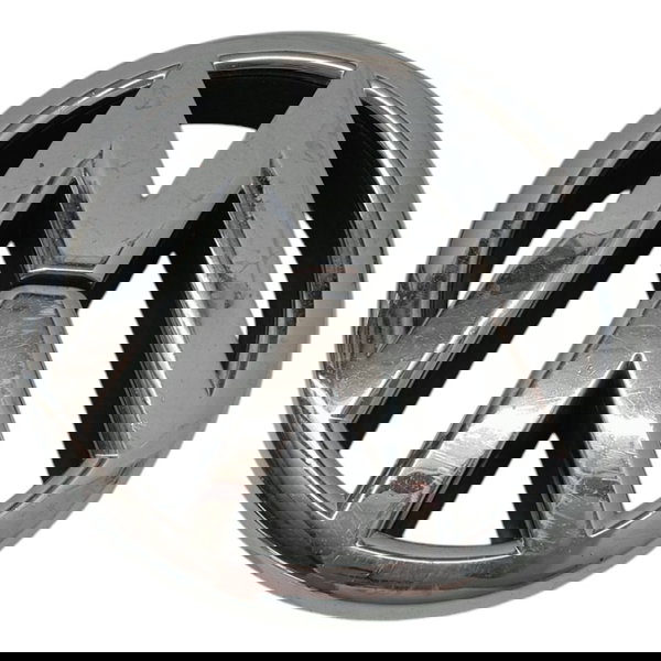 Emblema Grade Dianteira Volkswagen Polo 2004 2005 2006 2007 Prateado