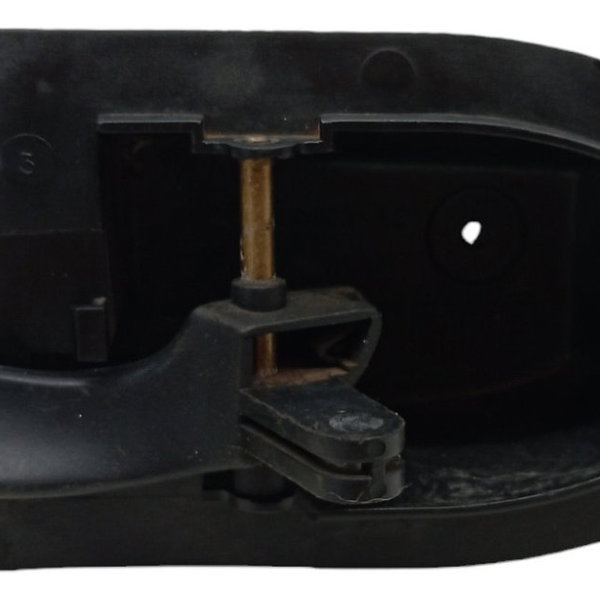 Maçaneta Interna Dianteira Esquerda Ford Fiesta 2000 Preto Dianteira