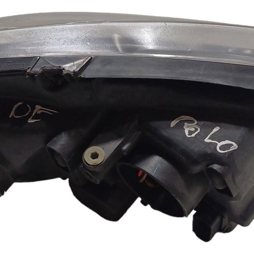 Farol Esquerda Vw Polo 2010 Detalhes Esquerdo/motorista