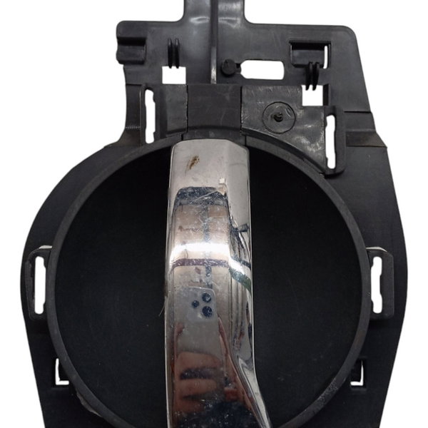 Maçaneta Interna Dianteira Esquerda Citroen C3 2006 2008 Preto Dianteira