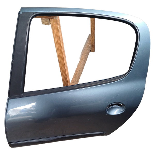 Porta Traseira Esquerda Peugeot 206 Detalhes Traseira Esquerdo Cinza