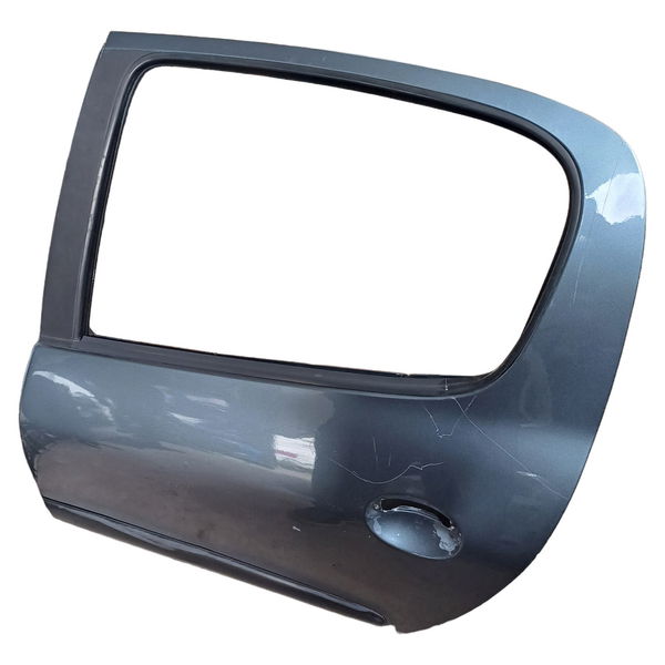 Porta Traseira Esquerda Peugeot 206 Detalhes Traseira Esquerdo Cinza