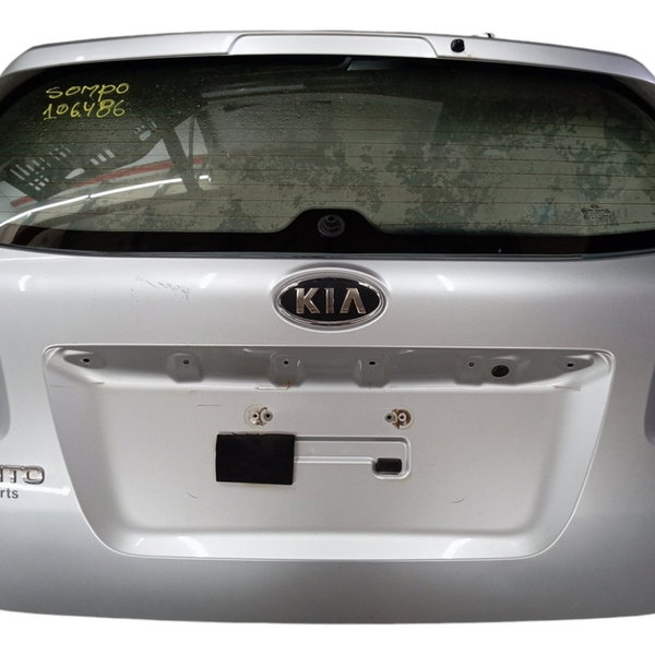 Tampa Traseira Porta Malas S/vidro Kia Sorento 3.5 V6 2012 Prateado