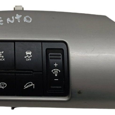 Moldura Botão Controle Tração Painel Kia Sorento 3.5 2012 13