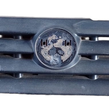 Grade Frontal Para-choque Fiat Uno 2010 Preto Plástico