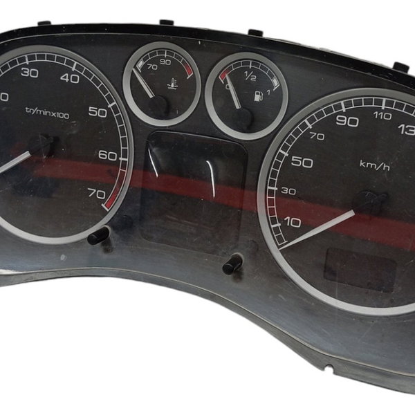 Painel Instrumentos Peugeot 307 Sw 2.0 2004 2005 2006 2007 Preto