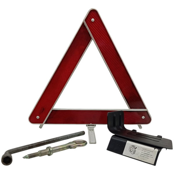 Kit Segurança Chave Roda Triangulo Gancho Reboque 307 Sw 2.0