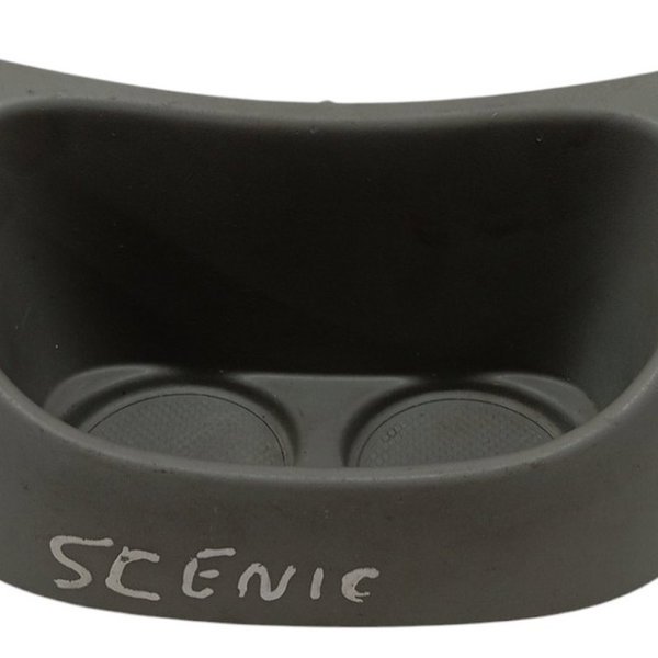 Porta Copos Console Central Renault Scenic 2002 2003 2004 05 Cinza