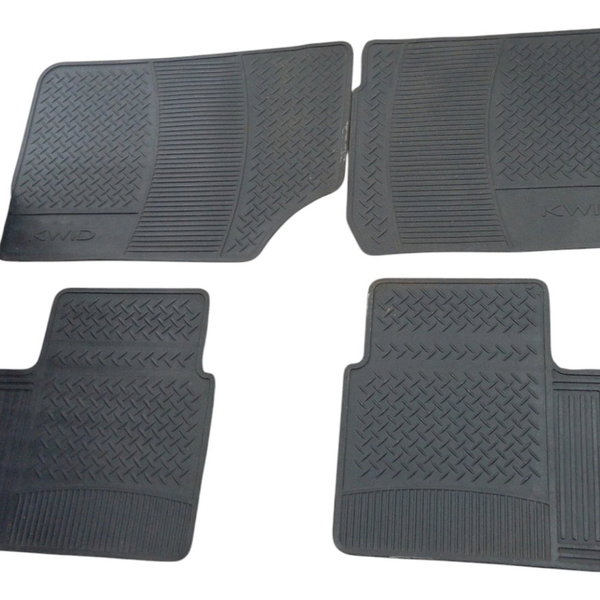 Kit Jogo Tapetes Renault Kwid 1.0 3cc 2017 2018 2019 2020 21 Preto