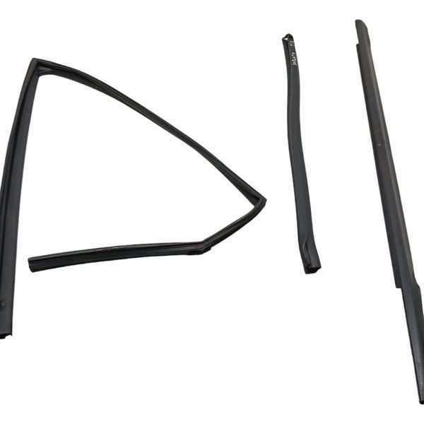 Kit Pestana Canaleta Traseira Esquerda Kia Sorento 2.4 2015 Preto