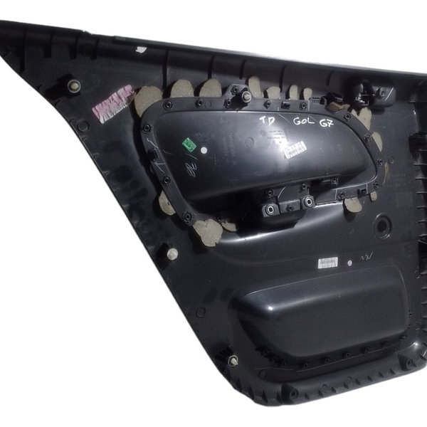 Forro Porta Traseiro Direito Volkswagen Gol G7 2018 Preto
