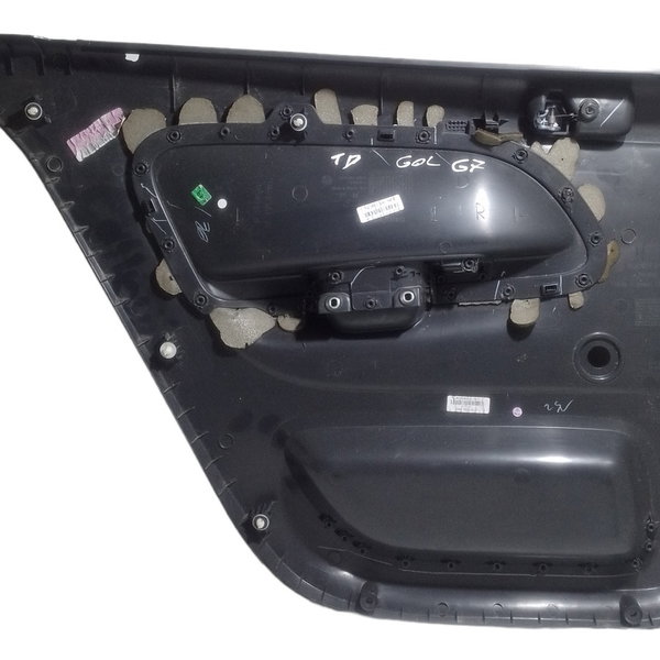 Forro Porta Traseiro Direito Volkswagen Gol G7 2018 Preto