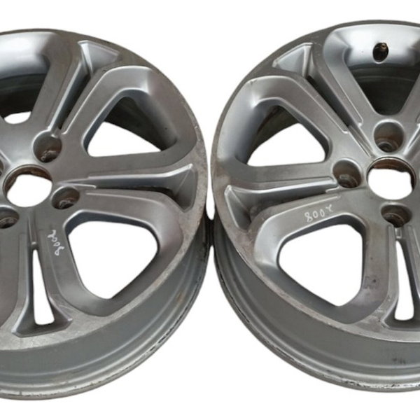 Par Roda Aro 16 Original Peugeot 2008 Griffe 2017 2018 2019 Prateado