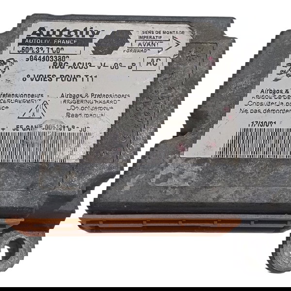 Modulo Airbag Colisão Peugeot 206 2004 2005 2006 2007 2008