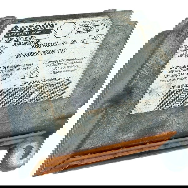 Módulo Airbag Impacto Colisão Peugeot 206 1.6 2002 2003 2004
