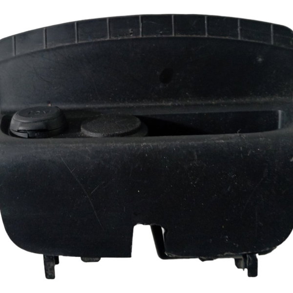 Acabamento Console Tomada 12v Peugeot 2008 2017 2018 2019 20 Preto