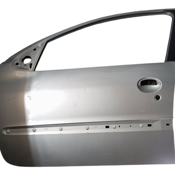 Porta Dianteira Esquerda Peugeot 206 Sw 1.4 2004 2005 2006 Dianteira Esquerdo Cinza