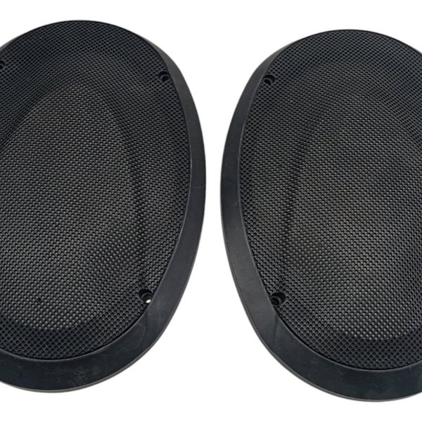 Par Grade Alto Falante Tampão Chevrolet Celta 1.0 2002 2003 Preto