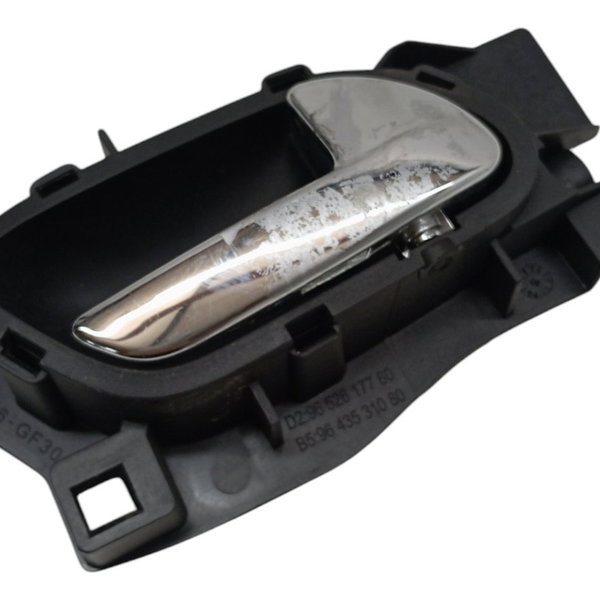 Maçaneta Interna Traseira Direita Citroen C4 Hatch 2.0 2010 Preto Traseira