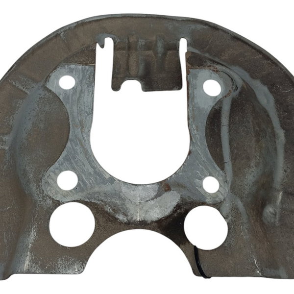 Espelho Defletor Disco Traseiro Esq Peugeot 308 2.0 2014 Prateado