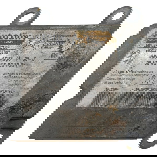 Modulo Airbag Colisão Peugeot 206 Sw 1.4 2003 2004 2005 2006