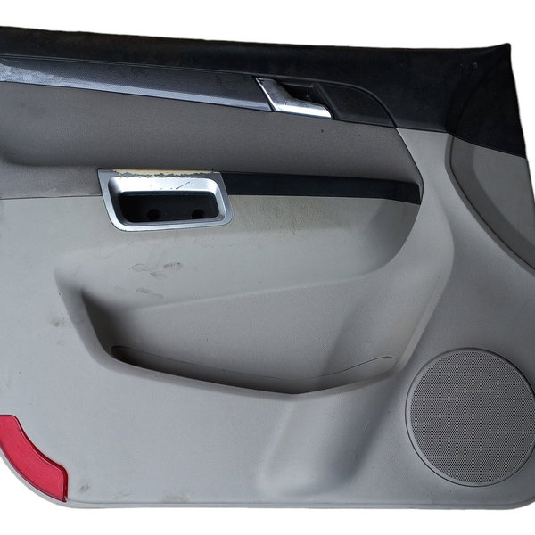 Forro Porta Dianteira Esquerda Chevrolet Captiva 2009 Cinza