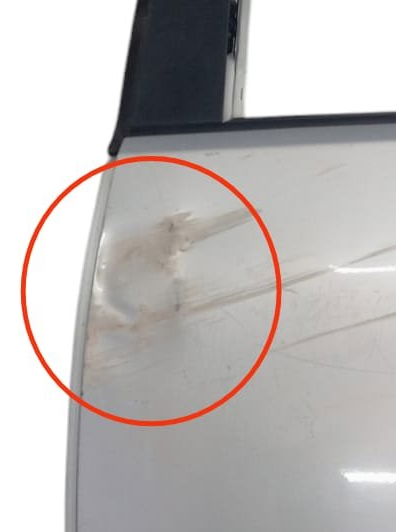 Porta Traseira Esquerda Volkswagen Polo 2008 2009 Detalhe