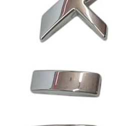 Emblema Tampa Traseira Chevrolet Onix 2014 2015 2016 2017 Cinza