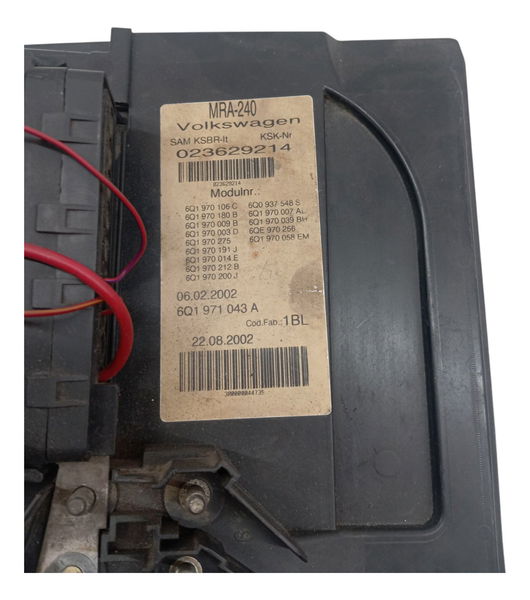 Tampa Caixa Bateria Volkswagen Polo 1.6 2004 2005