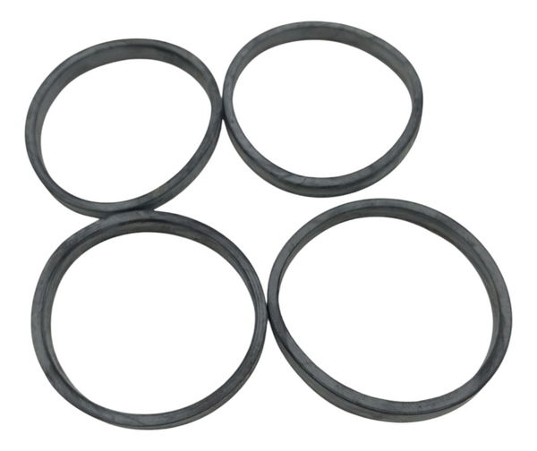 Kit 4 Junta Coletor Admissão Peugeot 206 1.6 16v 2003 2004