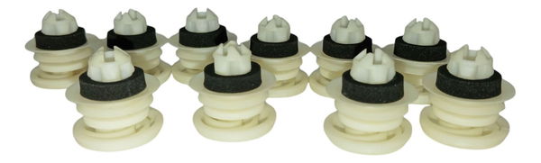 Kit 10 Grampos Fixação Porta Volkswagen New Beetle 2009 2010