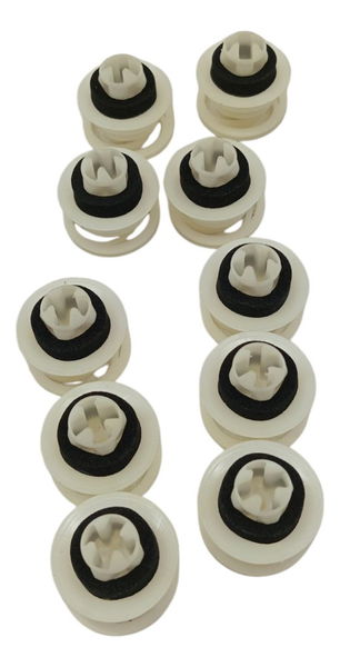 Kit 10 Grampos Fixação Porta Volkswagen New Beetle 2009 2010