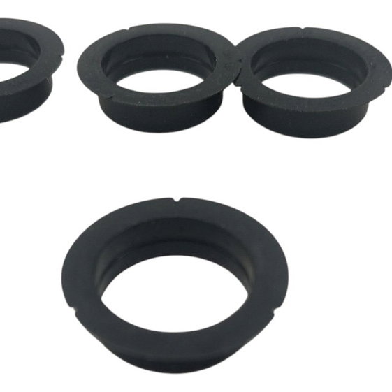 Kit 6 Anel Vedação Sensor Estacionamento Volkswagen Fox 2015 Preto