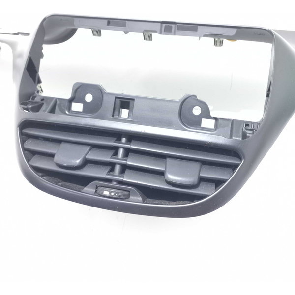 Moldura Painel Central C/difusor Ar Peugeot 208 2014